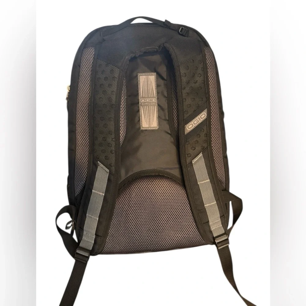 Ogio Bolt Airflow Laptop Backpack Padded Double Ripstop Black Large Multi Pocket